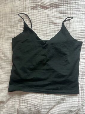 Amazon black v-neck tank top
